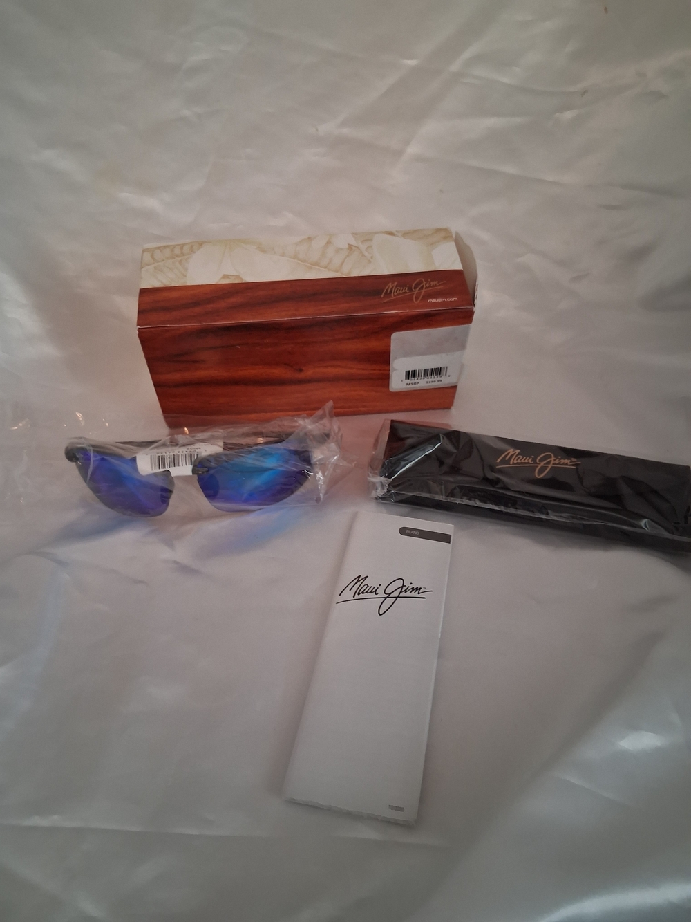 Maui Jim B407-11 Blue Mirror Lensed Sunglasses